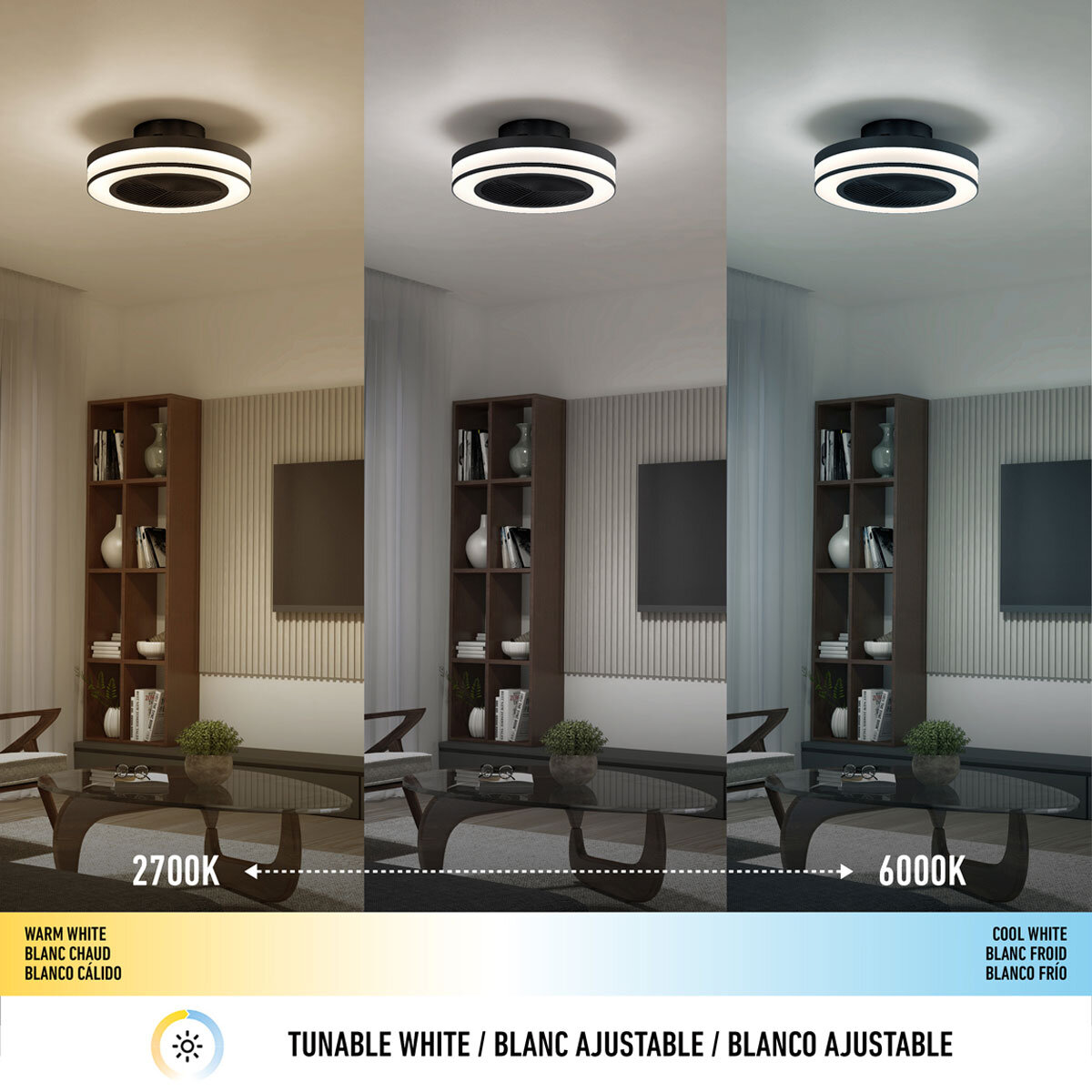 Artika Elton 19" (43cm) Fan Light with Remote Control