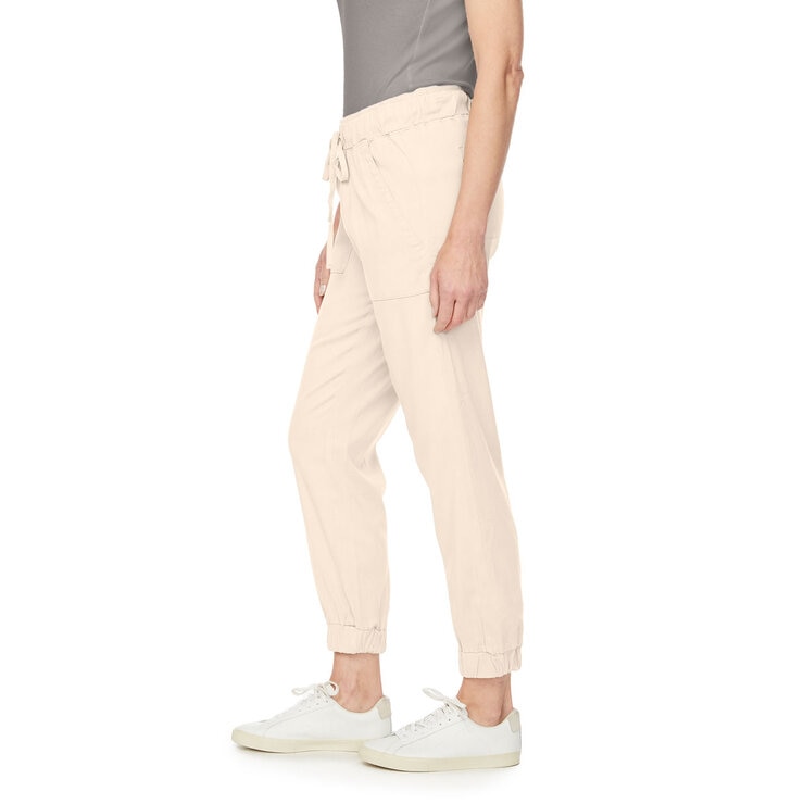 Buffalo Ladies Cargo Tencel Pant in Cream