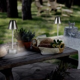 Luminus LED Rechargeable Ambiance Table Lamp Pack of 2 Lifestyle Garden Scenery