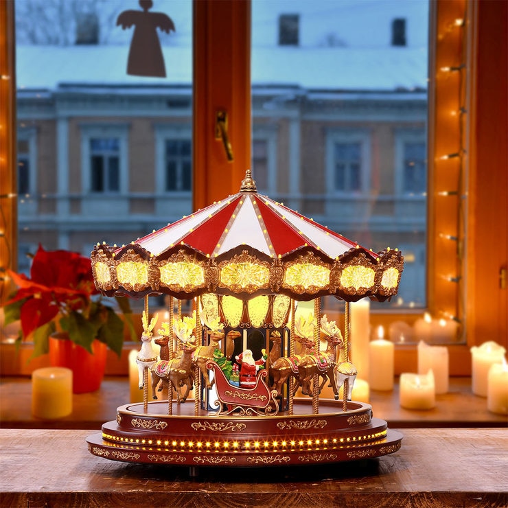 Mr Christmas Carousel on featured background Mr Christmas Carousel on featured background