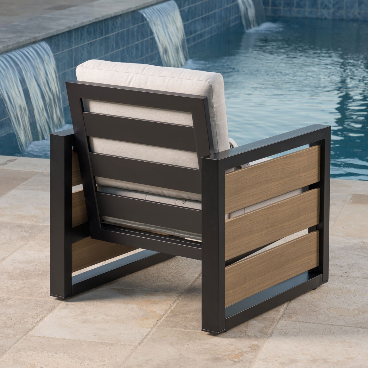Back of chair