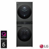 LG WT1210BBTN1, 12kg/10kg, 1400rpm, WashTower, A/A+++ Rated in Black Steel