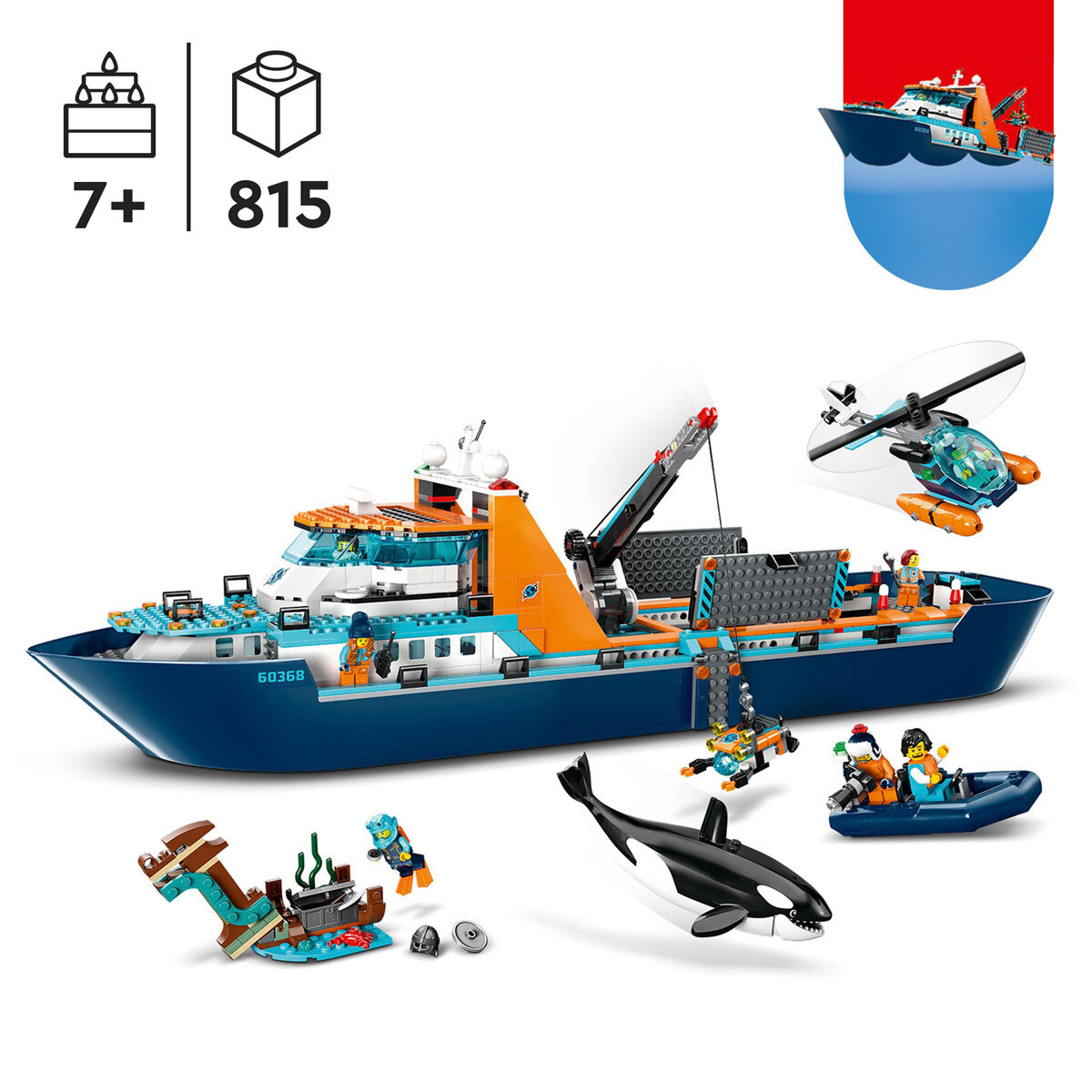 Buy LEGO City Artic Explorer Ship Overview Image at Costco.co.uk