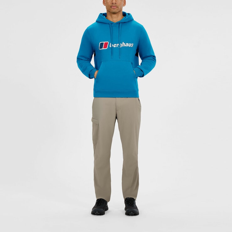 Berghaus Men's Logo Hoody in Blue
