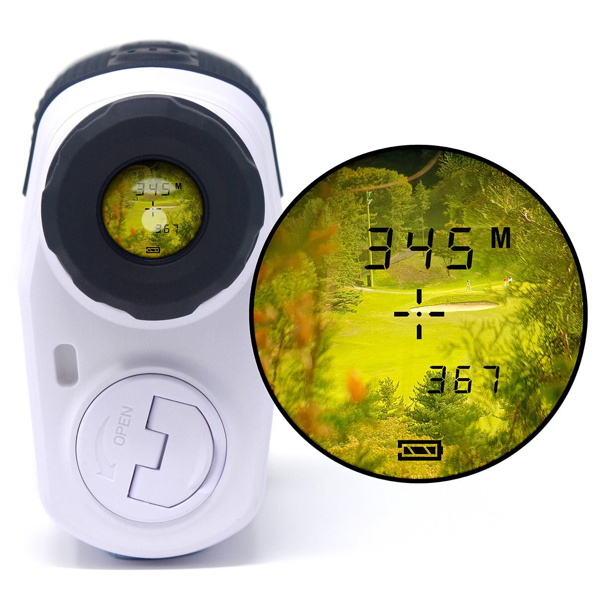 Golf Buddy W11 GPS Watch with Laser Lite Rangefinder