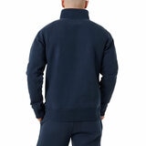Jack Wills Men's Barchester 1/4 Zip Sweatshirt in Navy