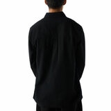Hunter Mens Long Sleeve Shirt in Black