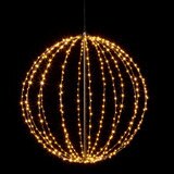 M-A Black Metal Frame Ball with 640 Warm White LED Lights