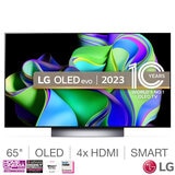 LG OLED65C36LC 65 Inch OLED 4K Ultra HD Smart TV