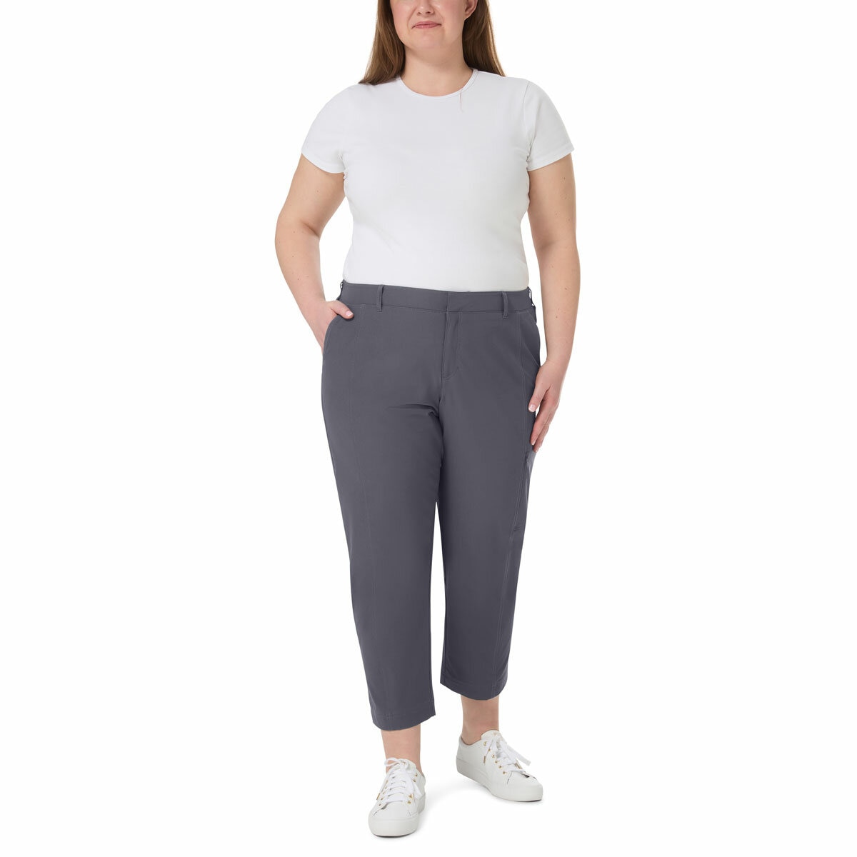 Kirkland Signature Women's Travel Pant in Grey