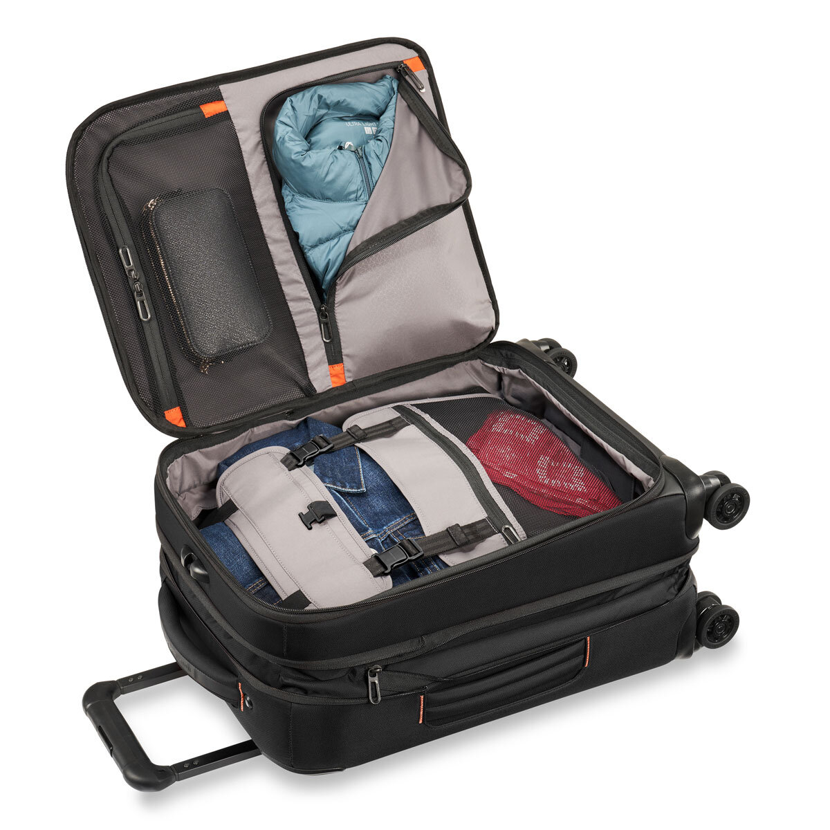 Briggs & Riley ZDX Small Expandable Spinner In Black