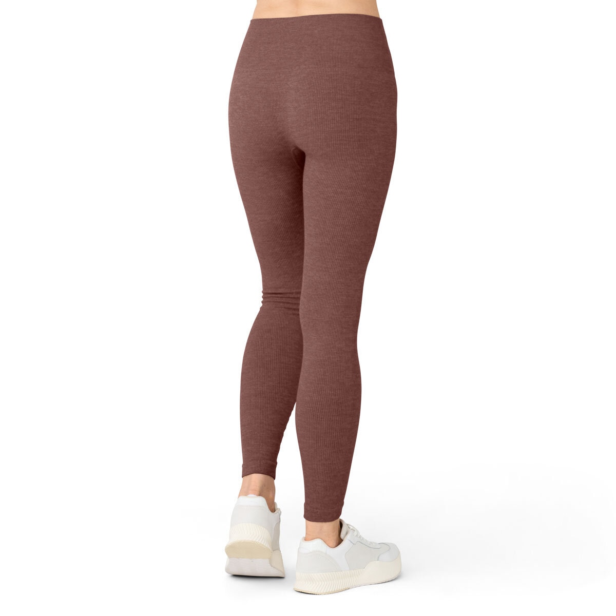 Lemon Ladies Ribbed Legging 2 Pack in Grey