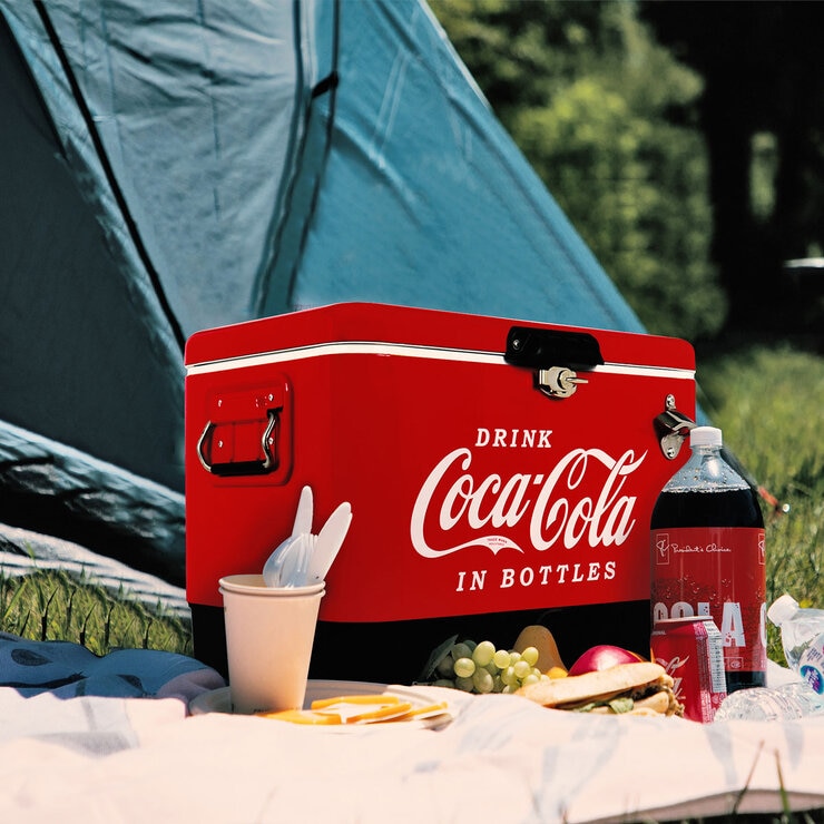 Coca-Cola Ice Chest Cooler with Bottle Opener