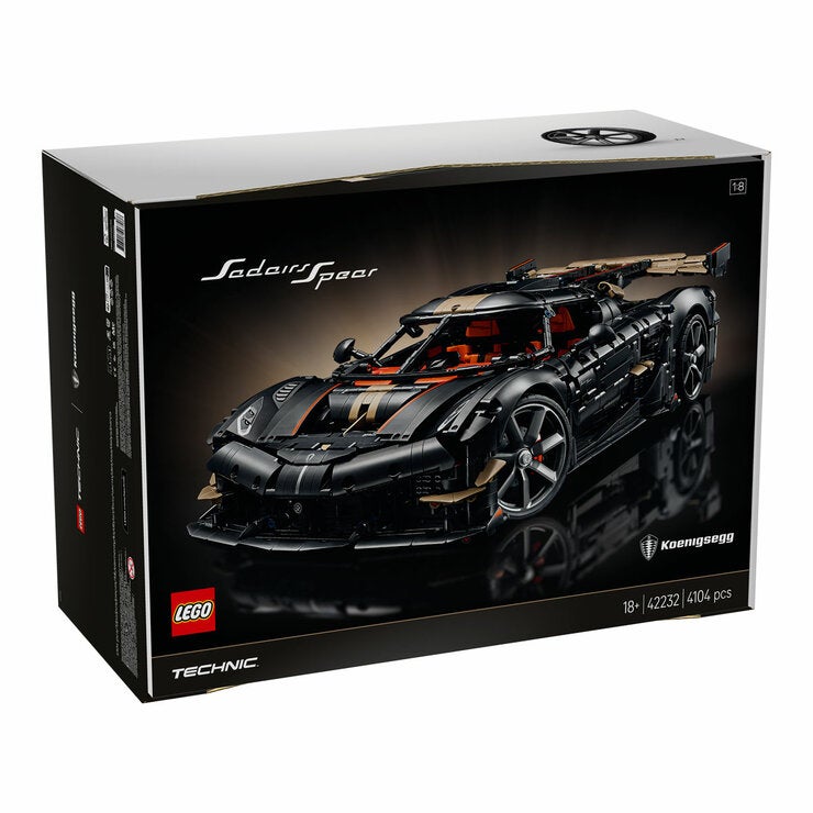 LEGO Technic Koenigsegg Sadair's Spear Megacar - Model 42232 (18+ Years) LEGO Technic Koenigsegg Sadair's Spear Megacar - Model 42232 (18+ Years)