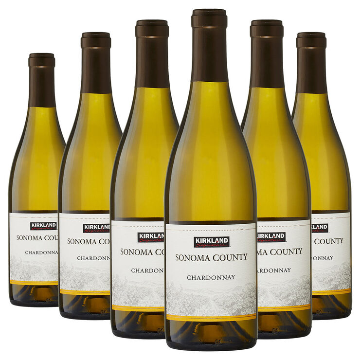Kirkland Signature Sonoma Valley Chardonnay 2017, 6 x 75cl Costco UK
