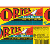 Ortiz Spanish Yellowfin Tuna Fillets in Olive Oil, Product packaging