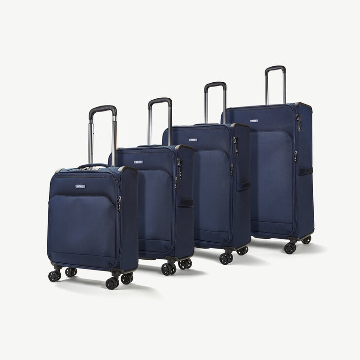 Rock Georgia 4 Piece Softside Luggage Set in 3 Colours Rock Georgia 4 Piece Softside Luggage Set in 3 Colours