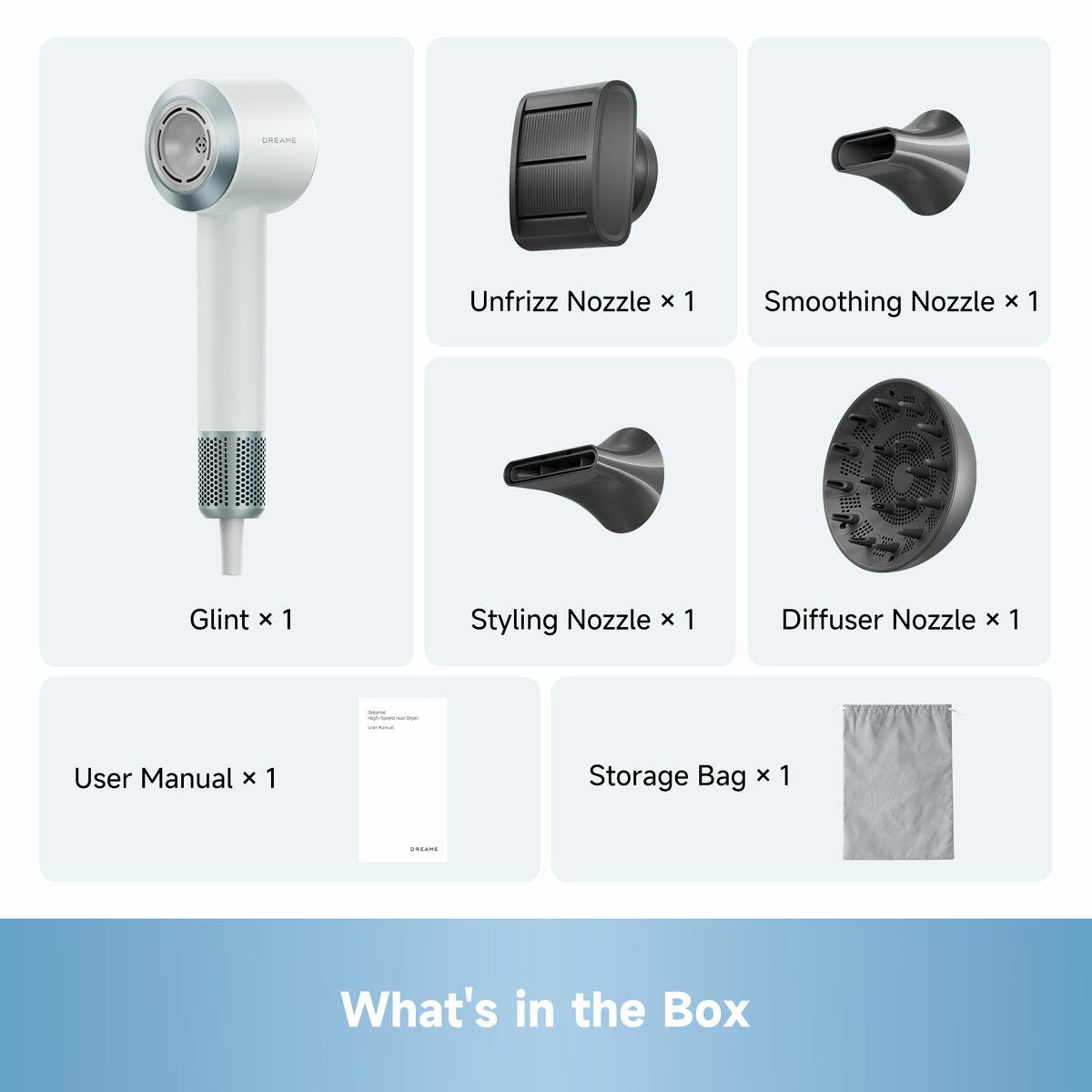 Image of what's in the box Image of what's in the box