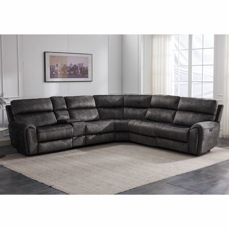 Corner Fabric Grey Seats Closed Corner Fabric Grey Seats Closed