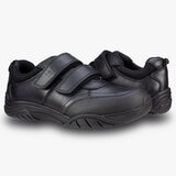 TeⓇm Chivers Double Touch Fastening Boy's School Shoes, Size 1