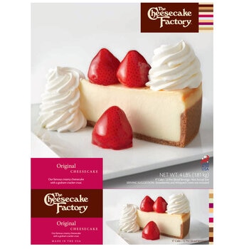 The Cheesecake Factory Original Cheesecake, 1.81kg