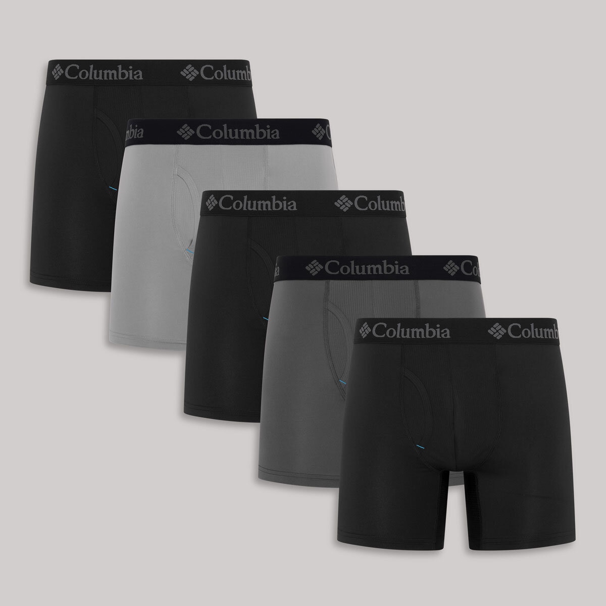 Columbia Men's Performance Stretch Boxer Briefs, 5 Pack