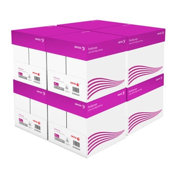 Xerox Performer A4 80gsm, 8 Boxes of White Paper - 20,000 Sheets