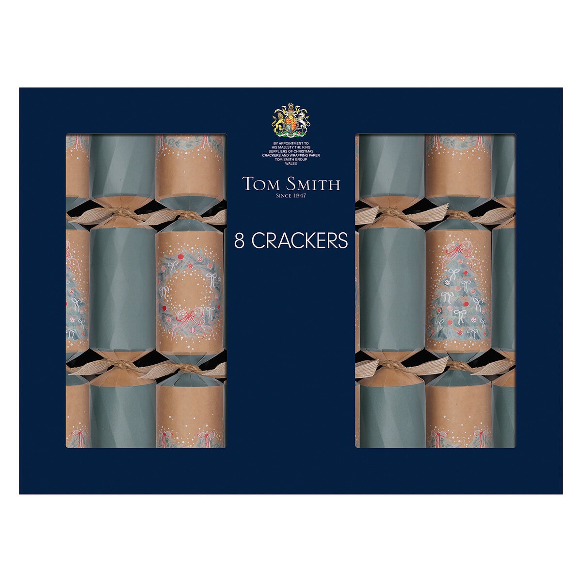 Tom Smith 14 Inch Christmas Crackers 8 Pack
