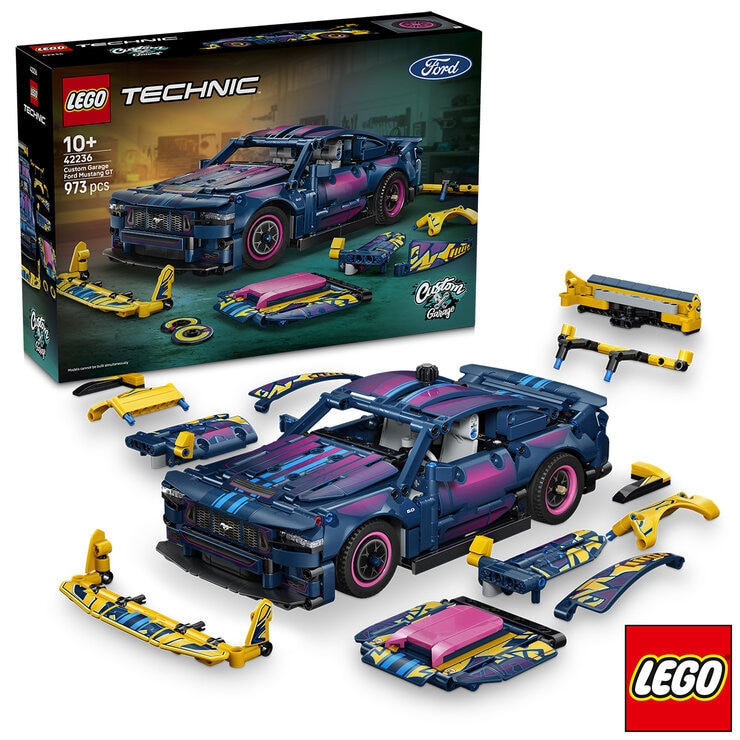 LEGO Technic Custom Garage Ford Mustang GT Car - Model 42236 (10+ Years) LEGO Technic Custom Garage Ford Mustang GT Car - Model 42236 (10+ Years)