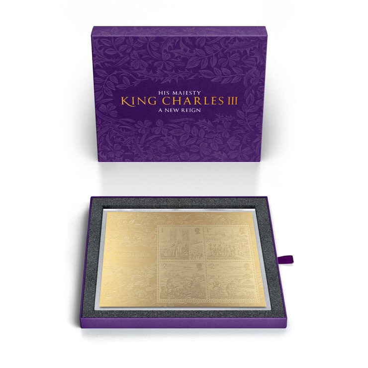 Buy Royal Mail Coronation Gold Stamps Image1 at Costco.co.uk Buy Royal Mail Coronation Gold Stamps Image1 at Costco.co.uk