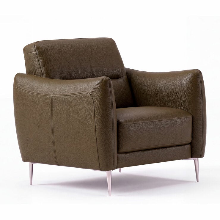 Nicoletti Jupiter Taupe Leather Armchair Nicoletti Jupiter Taupe Leather Armchair