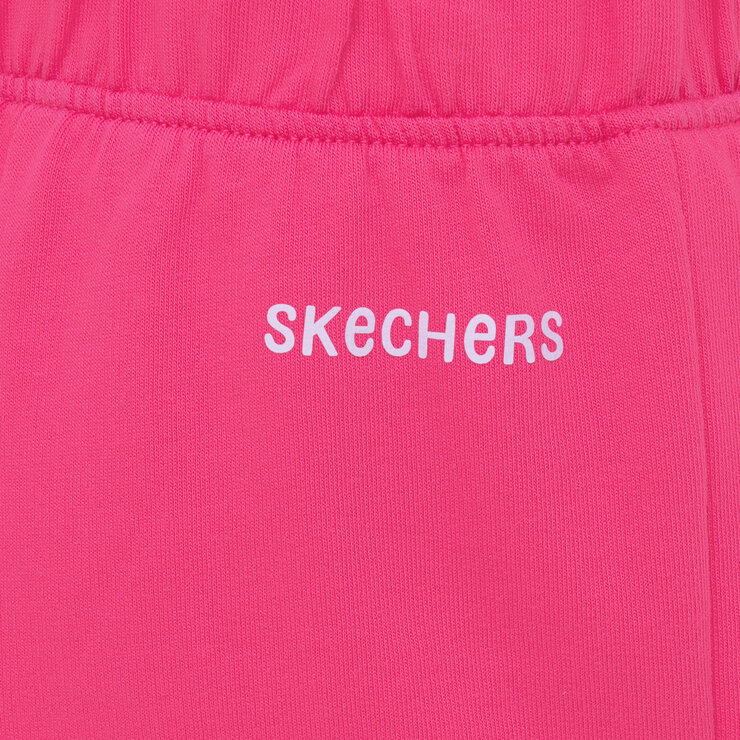 Skechers Kids Tee & Short 3 Piece Set in Lilac