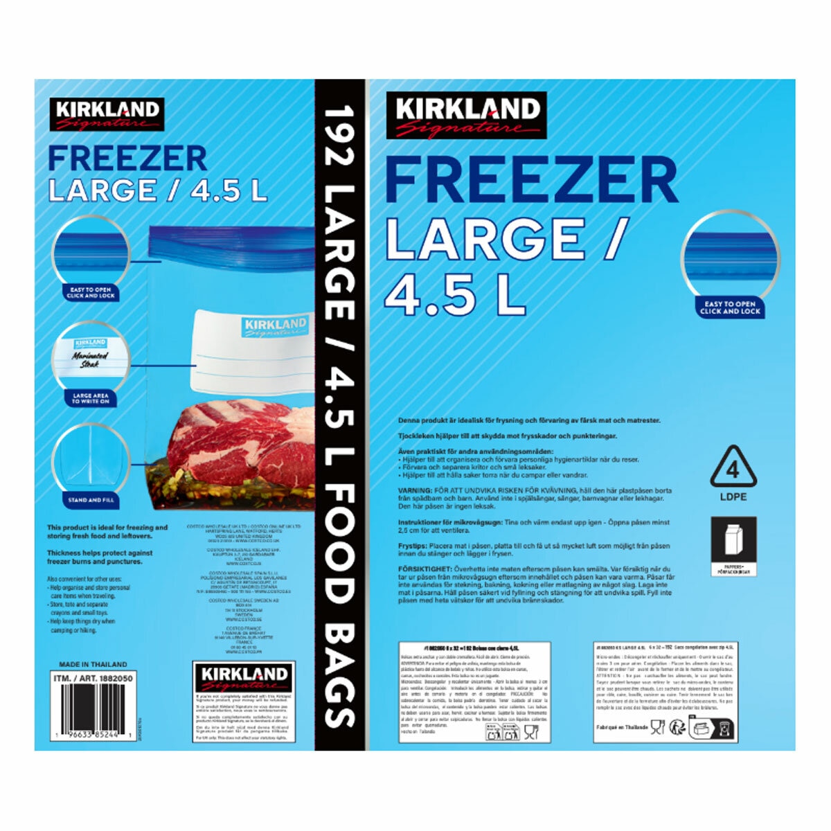 Back of Item label