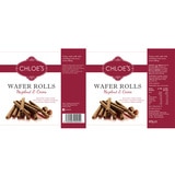 Chloe's Hazelnut & Cocoa Wafer Rolls, 2 x 400g