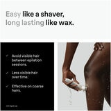 Lifestyle image of epilator being used