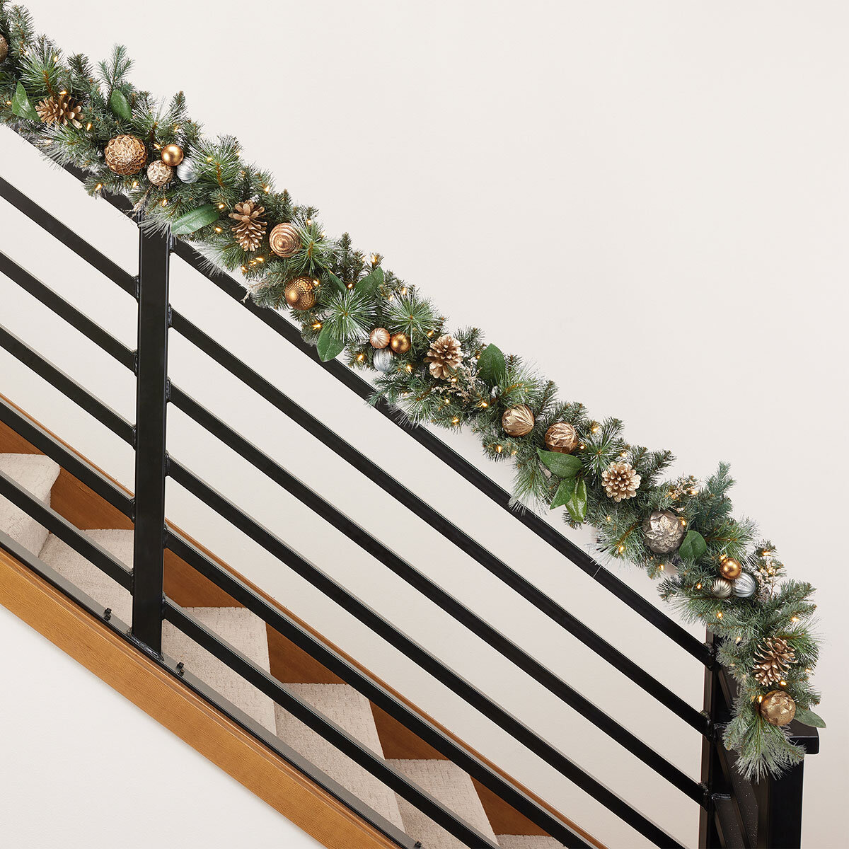 Buy 9ft LED Garland Gold Lifestyle Image at Costco.co.uk
