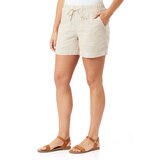 Briggs Ladies Linen Short in Tan