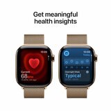 Buy Apple Watch Series 11 GPS + Cellular, 42mm Gold Titanium Case with Gold Milanese Loop, MF8Y4MP/A at costco.co.uk