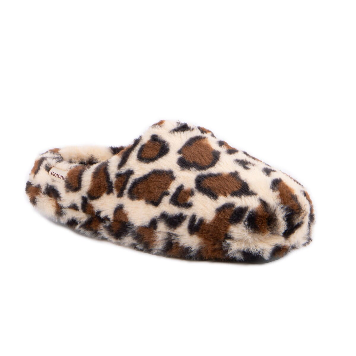 Totes Isotoner Pillowstep Women's Mule Slippers in Animal Print