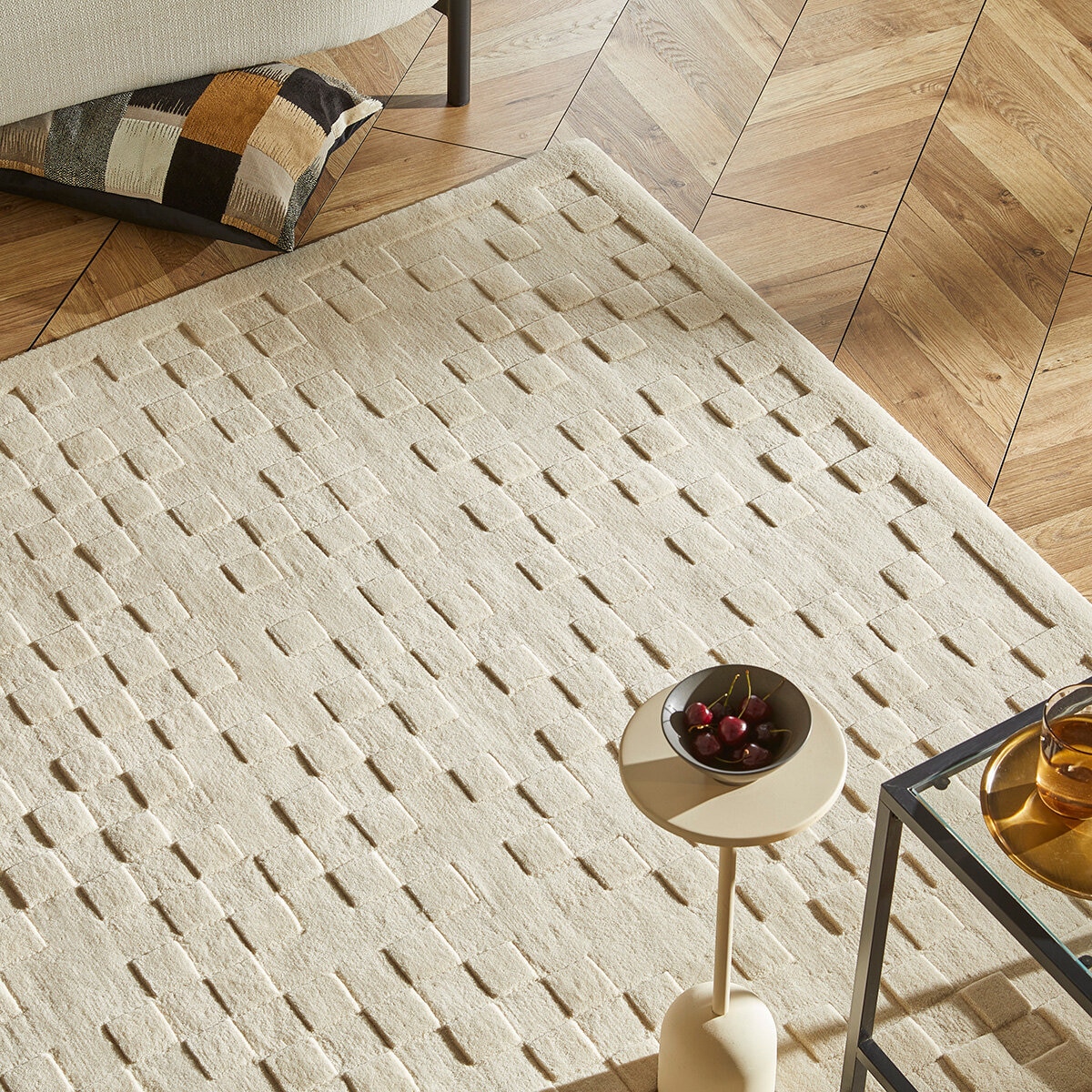 Concept Looms Priory Rug in living room