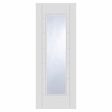 Mendes Internal Prefinished Internal Door - White Primed Corsica Glazed in 3 Sizes
