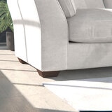 Selsey Beige Fabric 4 Seater Split Sofa