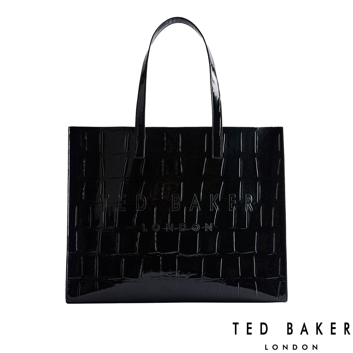 Ted Baker Allicon Tote in Glossy Black