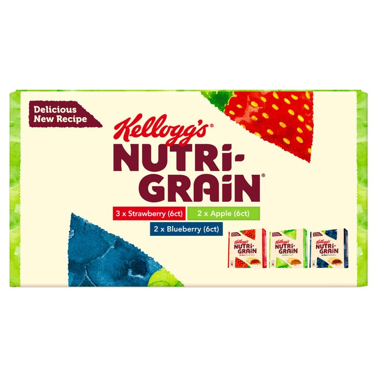 Kellogg's NutriGrain Mixed Fruity Breakfast Bars, 42 Pack Costco UK