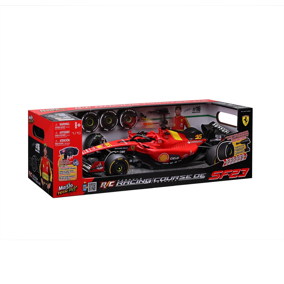 1:10 Formula Racing RC Ferrari Charles LeClerc (5+ Years)