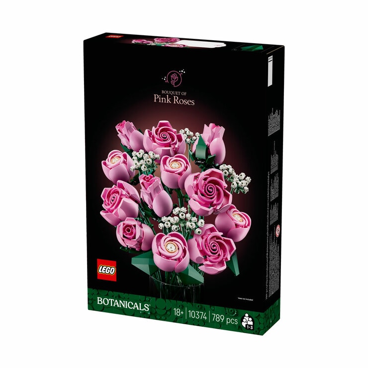 LEGO Botanicals Bouquet of Pink Roses Model 10374 (18+ Years)