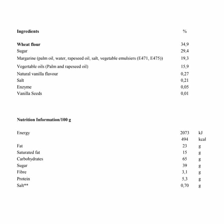 Karens Bakery Danish Puff Pastries, 480g