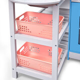 Buy Plum Penne Pantry Wooden Corner Kitchen with Fridge - Berry Blue Feature2 Image at Costco.co.uk