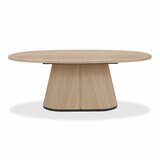Bentley Designs Vega Scandi Light Oak Dining Table, Seats 6