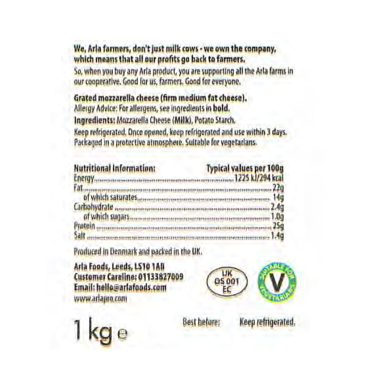 Back of pack image